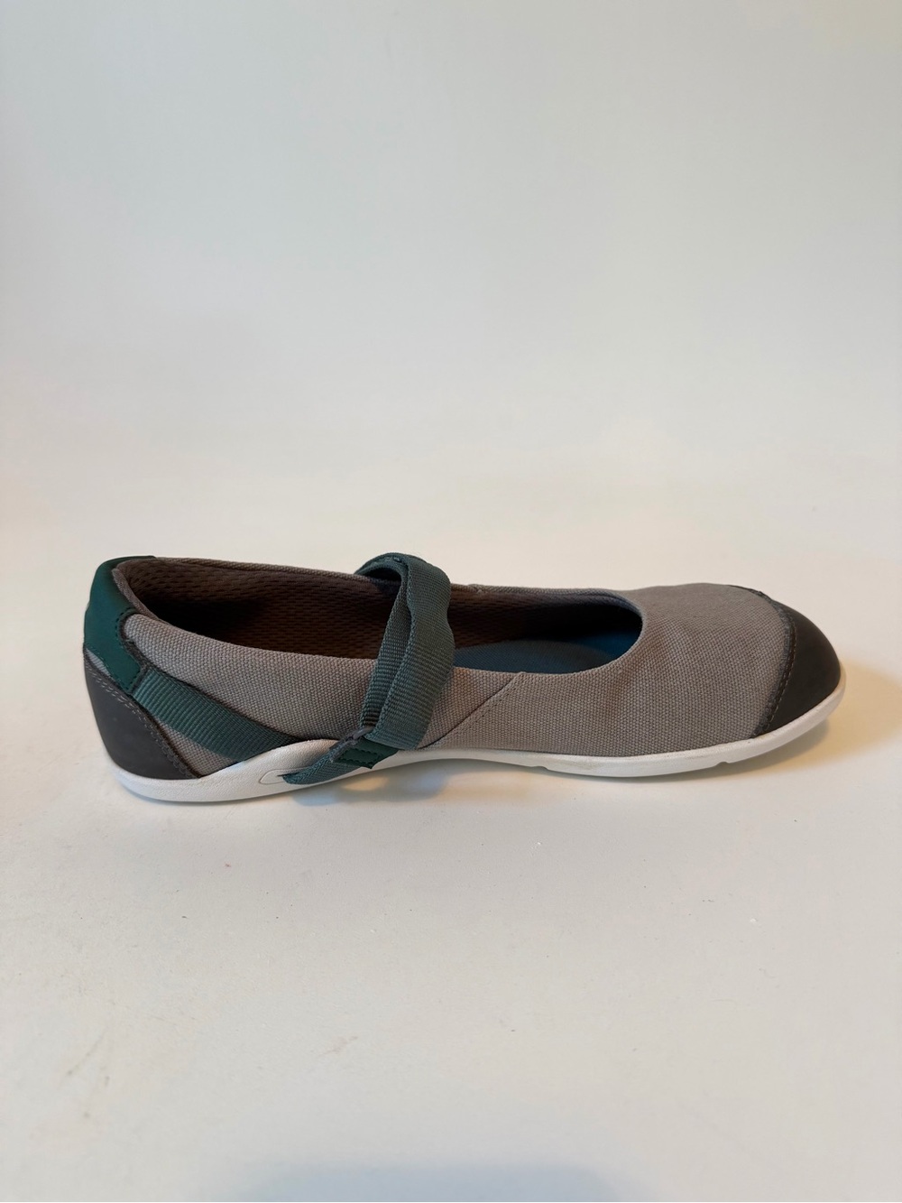 Xero Cassie Teal Mary Jane Flats Loafers Hemp Canvas Barefoot Shoe Womens Size 9 - Picture 5 of 16